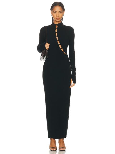 SIR. Chiara Beaded Long Sleeve Dress