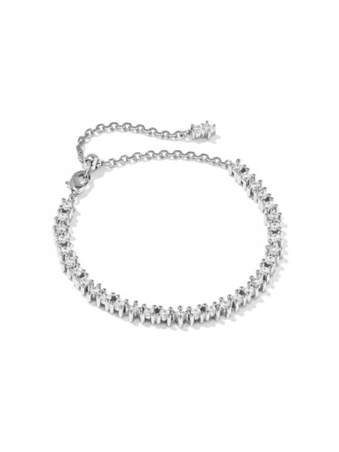 KENDRA SCOTT Fate Silver Tennis Bracelet