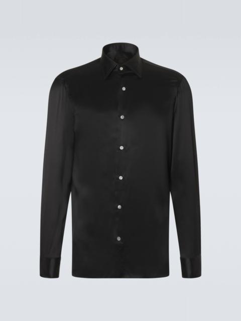 RUBINACCI Silk satin shirt