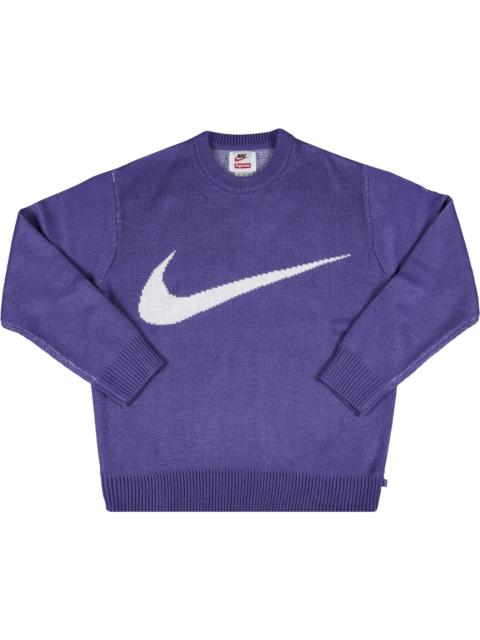Supreme Supreme x Nike Swoosh Sweater 'Purple'