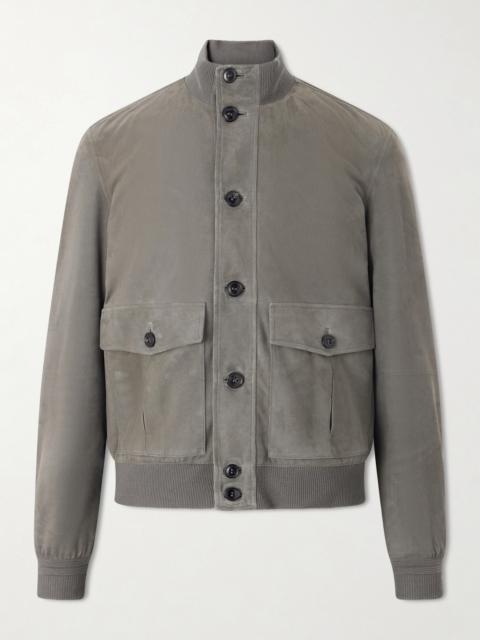 ZEGNA Ribbed Suede Jacket