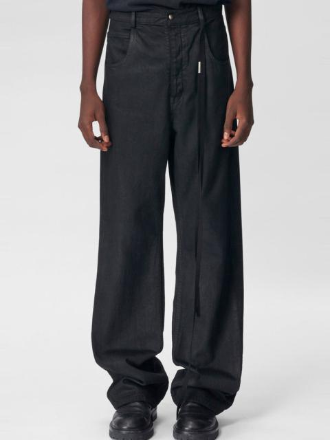 Ronald 5 Pockets Comfort Trousers Waxed Denim