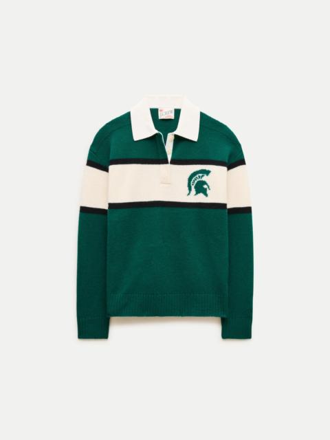 J.CREW '47 x J.Crew vintage wool Michigan State rugby