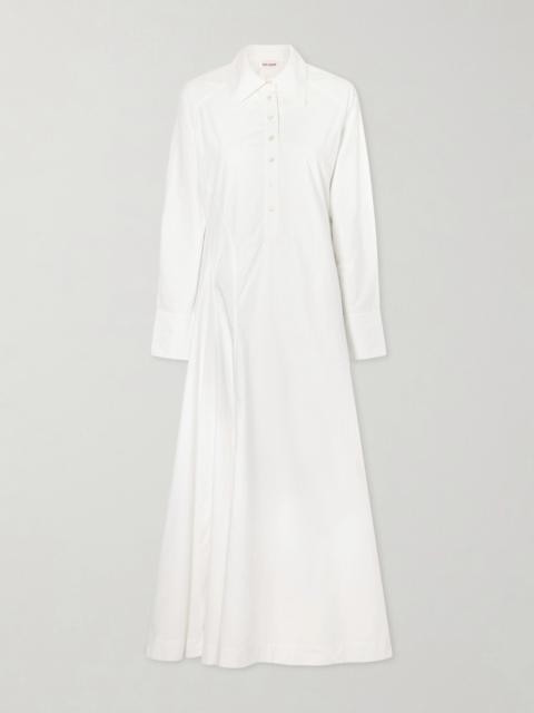 ROSIE ASSOULIN Groovy Cotton-poplin Maxi Dress