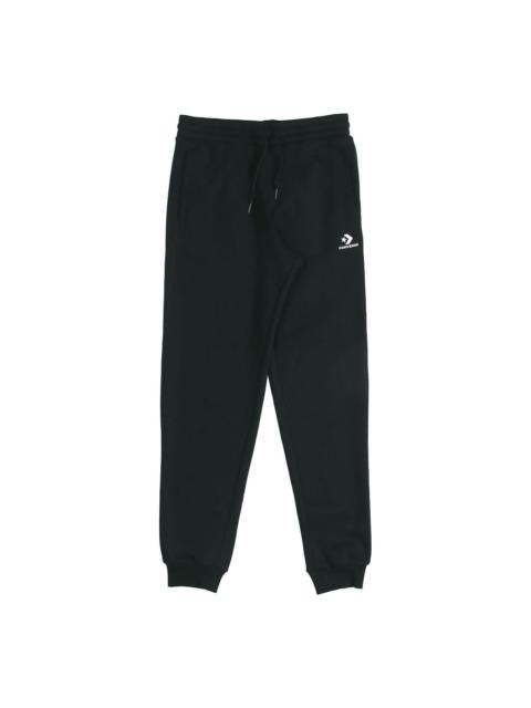 Converse Converse Go To Star Chevron Standard-Fit Fleece Sweatpants 'Black' 10019925-A01