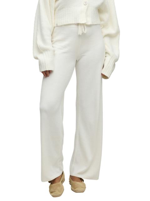 Barefoot Dreams barefoot dreams CozyChic Ultra Lite® Tie Waist Relaxed Pants in Pearl
