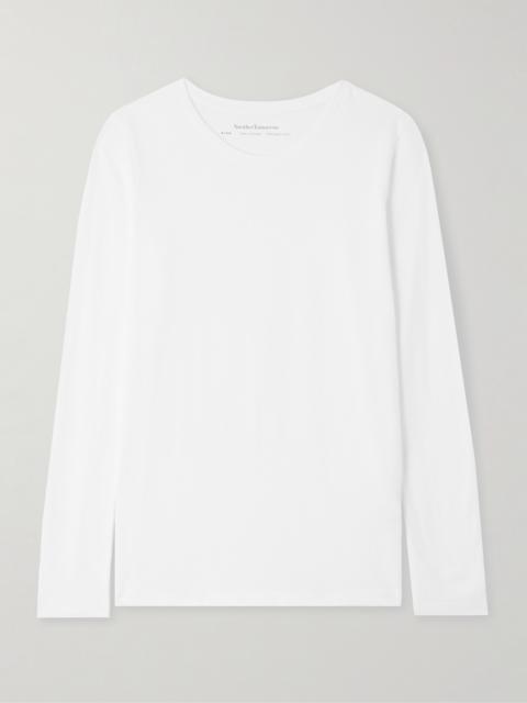 Another Tomorrow Organic Cotton-jersey T-shirt