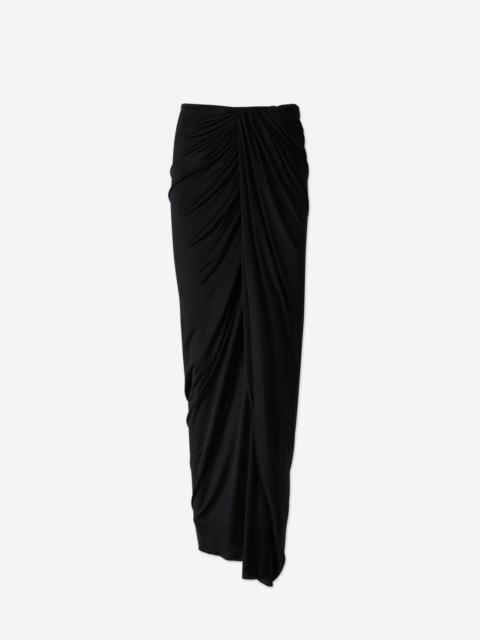 Balmain DRAPED MAXI SKIRT