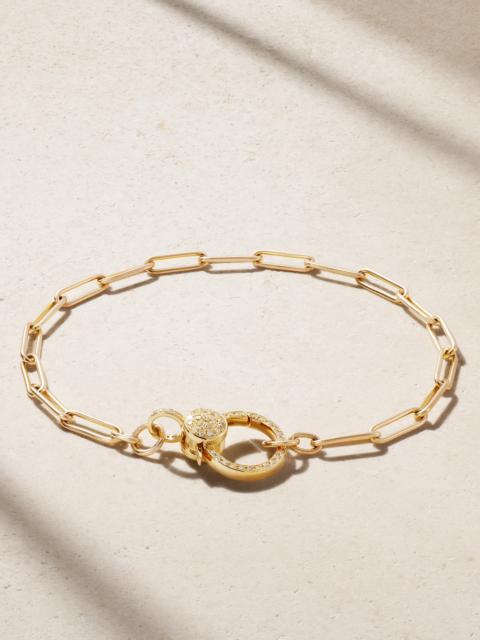 ILEANA MAKRI 14-karat Gold Diamond Bracelet