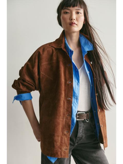 FREE PEOPLE We The Free Starry Eyes Suede Jacket