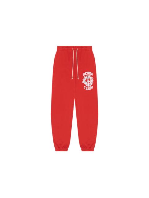 DENIM TEARS Denim Tears Denim University Sweatpants Red