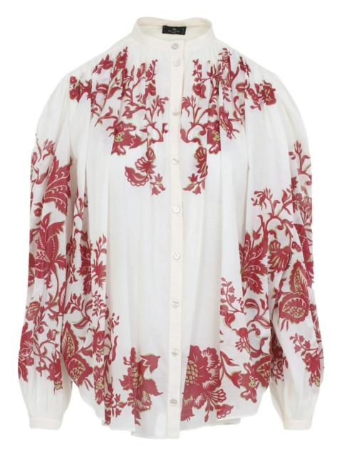 Etro Floral-print Buttoned Shirt