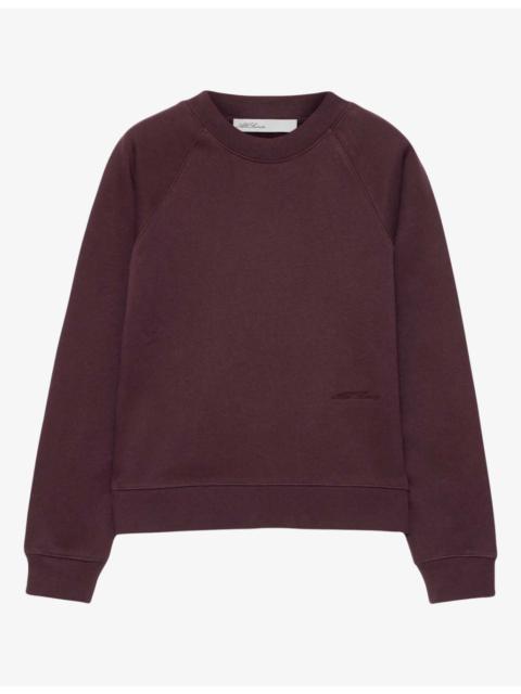 ALLSAINTS Lily Crewneck Logo-Embroidered Cotton Sweatshirt