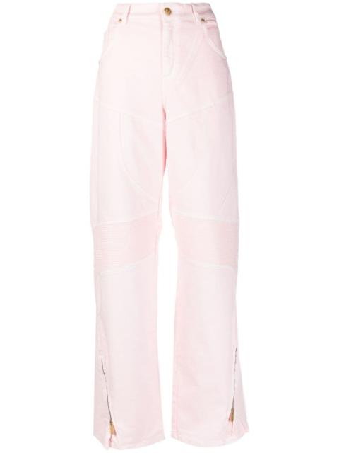 Blumarine mid-rise wide-leg jeans