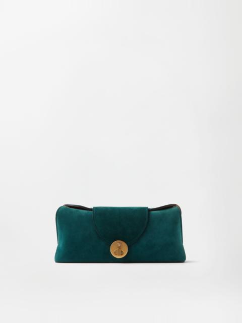 VERSACE Vivian Suede Clutch