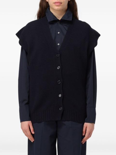 FABIANA FILIPPI buttoned sleeveless cardigan