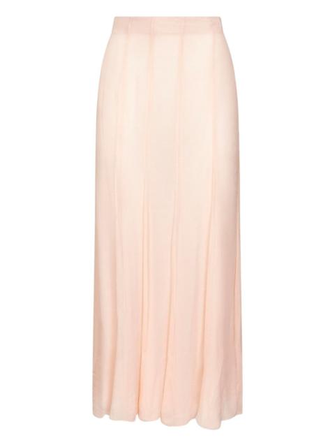 Chloé silk maxi skirt