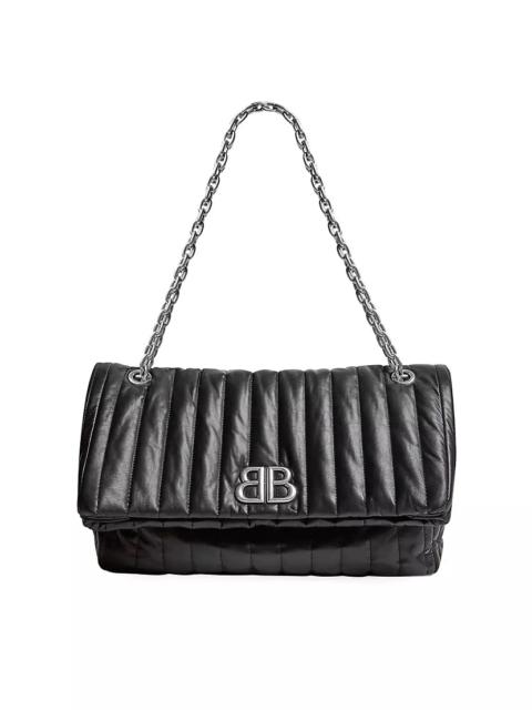 BALENCIAGA Monaco medium bag with chain