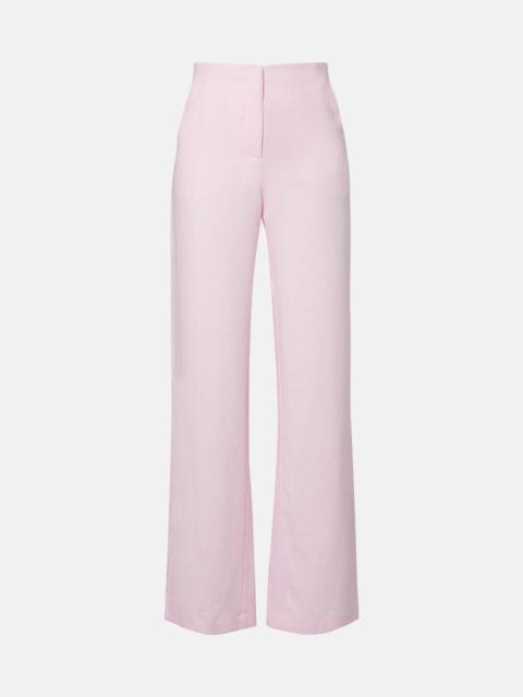 FAITHFULL Lulea linen wide-leg pants