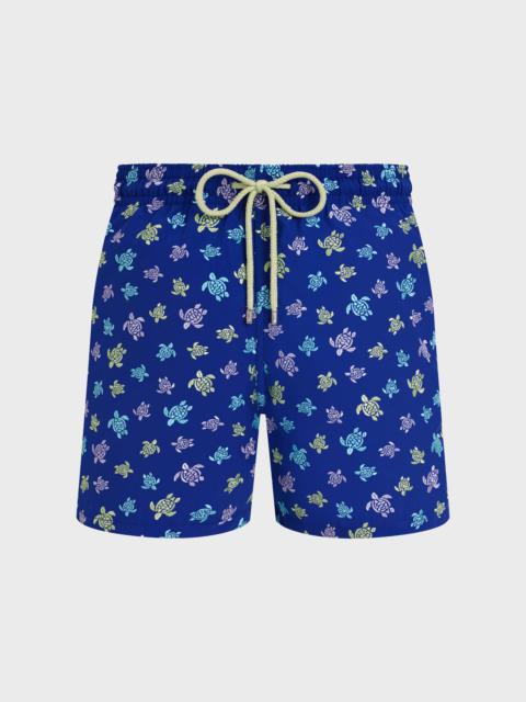 Vilebrequin Men Swim Shorts Embroidered Ronde des Tortues - Limited Edition