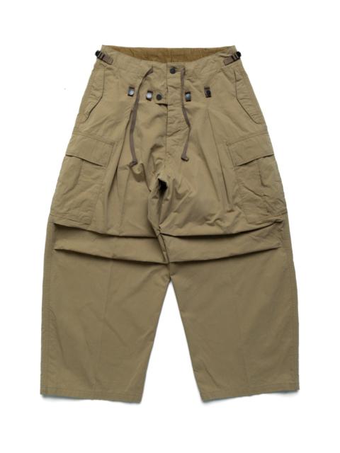 Kapital Rip Stop JUMBO Cargo Pants - Beige