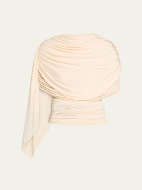 RONNY KOBO Saira Draped Top