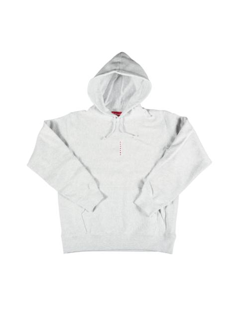 Supreme Micro Logo Hooded Sweatshirt 'Ash Grey'