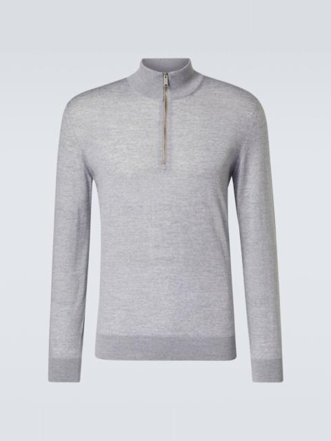 ZEGNA Wool half-zip sweater