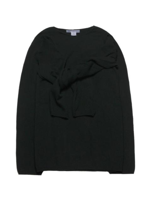 Comme des Garçons SHIRT extra-sleeve crew-necksweater