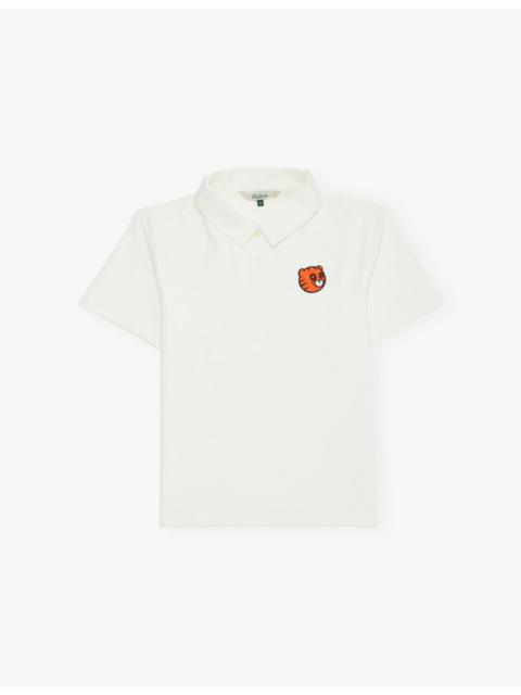 malbon Cub Buckets Stretch-Woven Polo Shirt