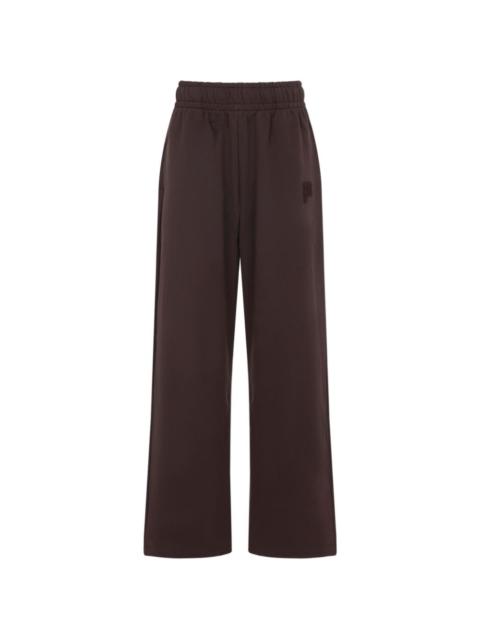 PANGAIA elasticated embroidered track pants