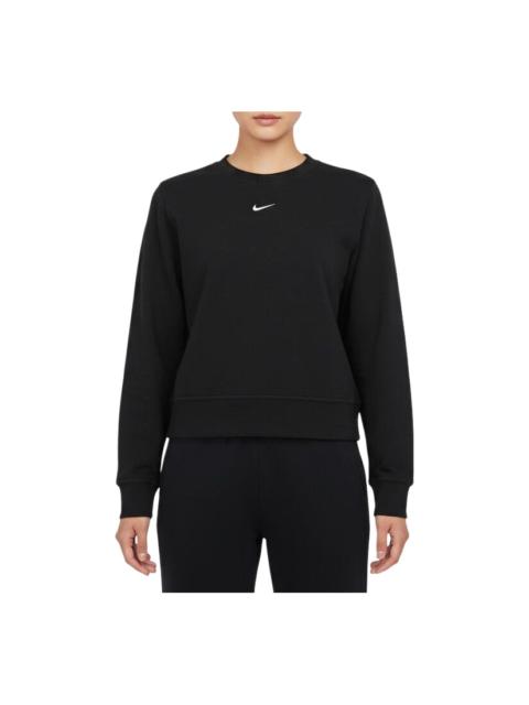 Nike (WMNS) Nike One Dri-Fit Crew Neck Sweatshirt 'Black' IB1451-010