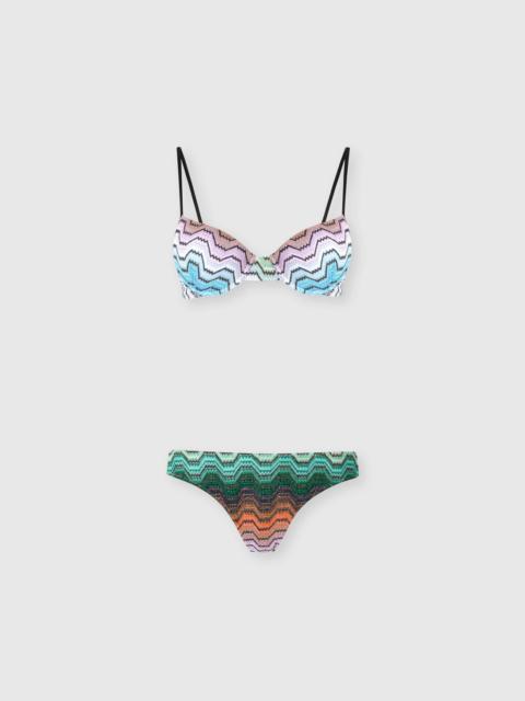 Missoni Bikini a balconcino in viscosa lamé