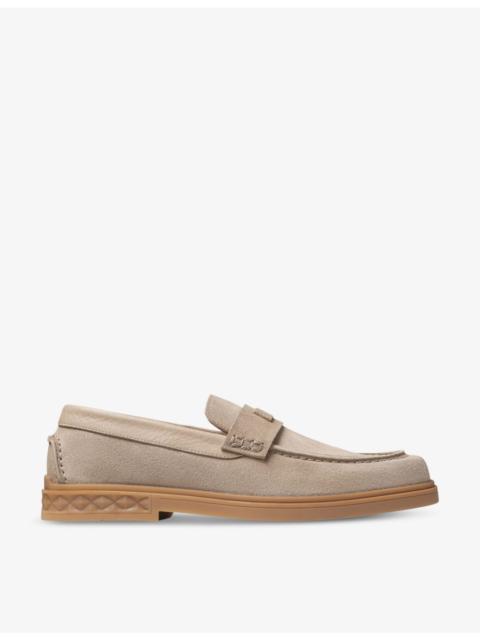 JIMMY CHOO Josh Driver reverse-suede loafers