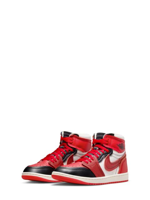 Air Jordan 1 High MM Basketball Sneaker in Sport Red/Red/Black/Sail at Nordstrom