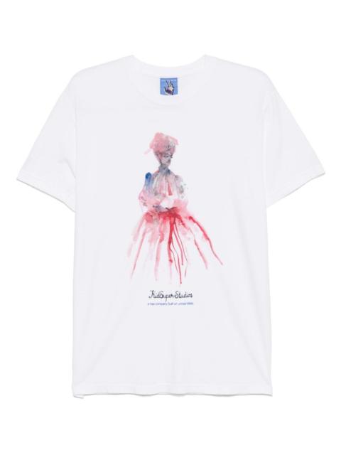 KidSuper watercolour girl T-shirt