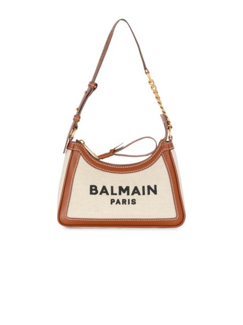 Balmain B-Army canvas bag with leather inserts