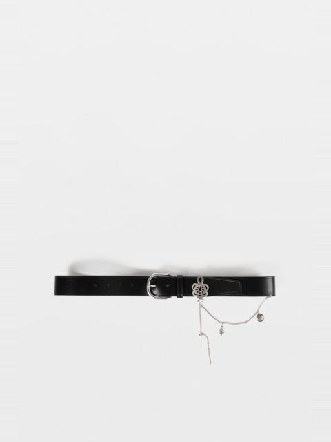 Ann Demeulemeester Ranja 4 Cm Belts With Charms