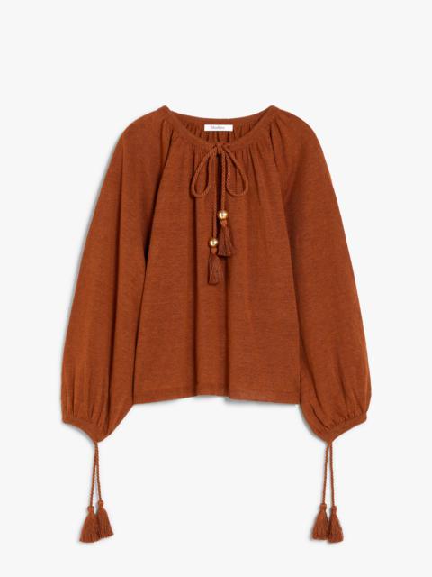 Max Mara Loose-fitting linen yarn jumper