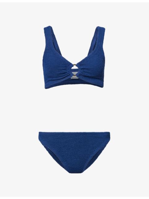 Hunza G Julia Gold-Hoop Bikini Set