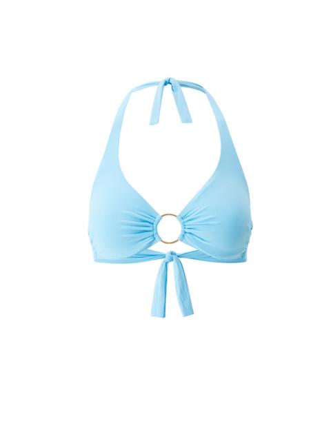 MELISSA ODABASH BRUSSELS CELESTE BIKINI TOP