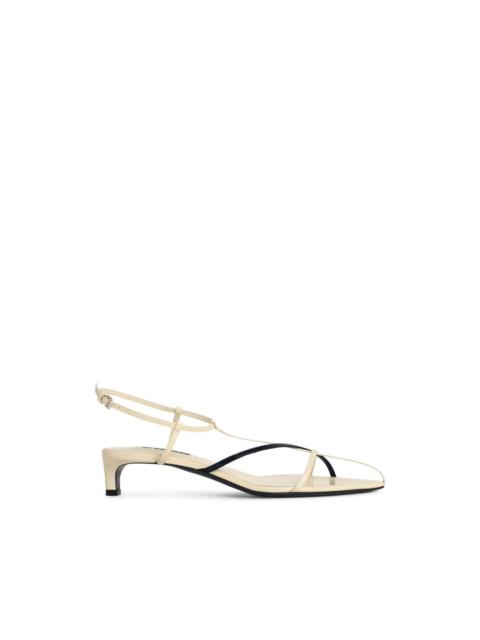Jil Sander pointed strappy sandals
