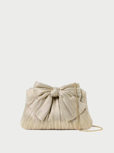 LOEFFLER RANDALL Rayne Platinum Bow Clutch