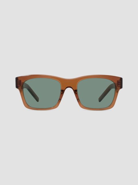 Givenchy Men's Day 55MM Rectangular Sunglasses - Red Green