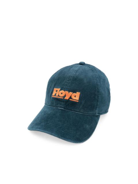 Floyd logo-embroidered corduroy baseball cap
