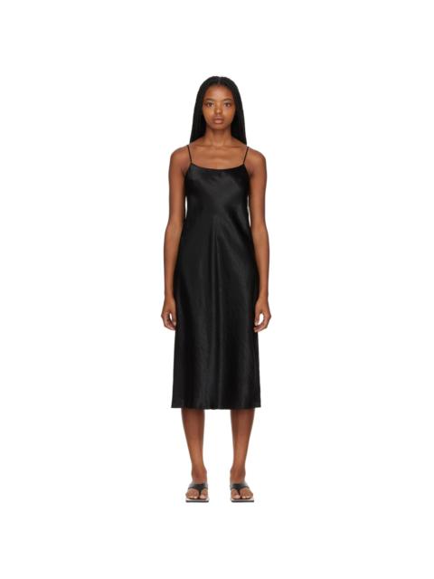 Vince Black Slip Midi Dress