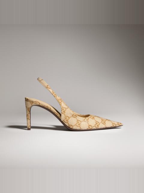 GUCCI Women's Donna crystal slingback pump