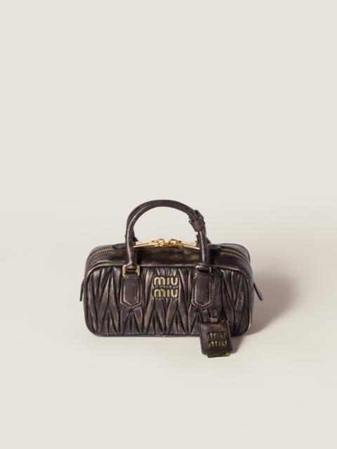 Miu Miu Arcadie matelassé nappa leather bag