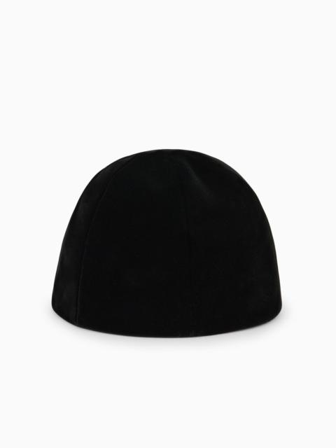 GIORGIO ARMANI Velvet hat