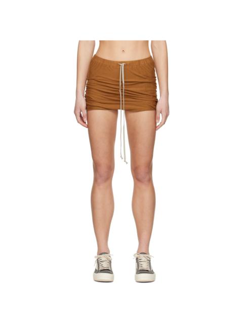Rick Owens DRKSHDW Orange Hollywood Buds Shorts